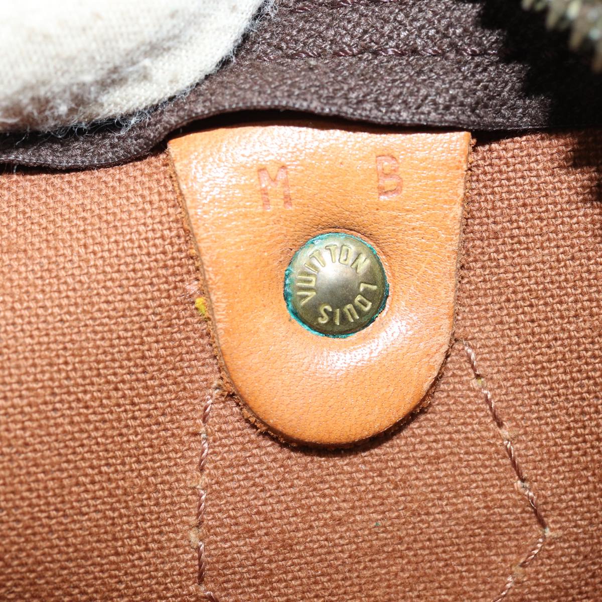 LOUIS VUITTON Monogram Speedy 35 Hand Bag M41524 LV 83654