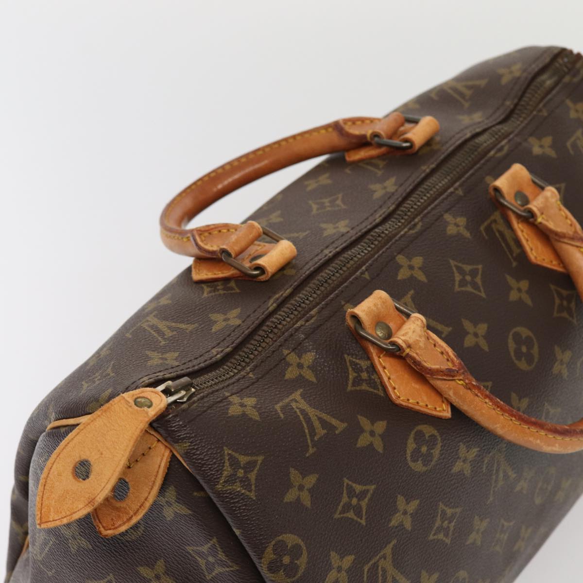 LOUIS VUITTON Monogram Speedy 35 Hand Bag M41524 LV 83654