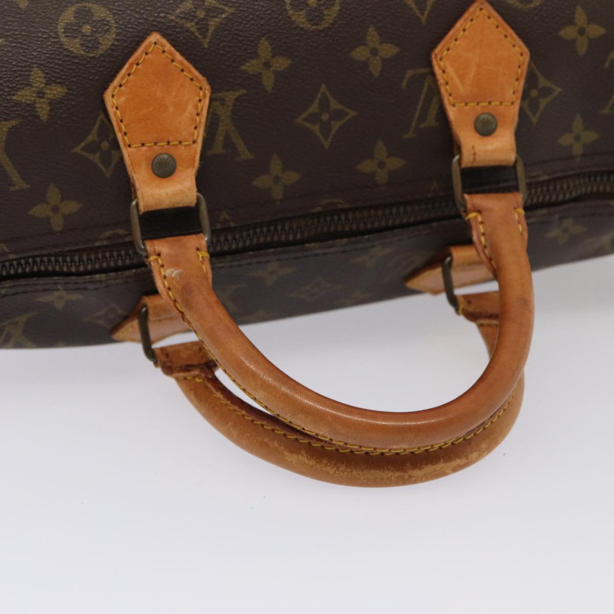LOUIS VUITTON Monogram Speedy 35 Hand Bag M41524 LV 83654