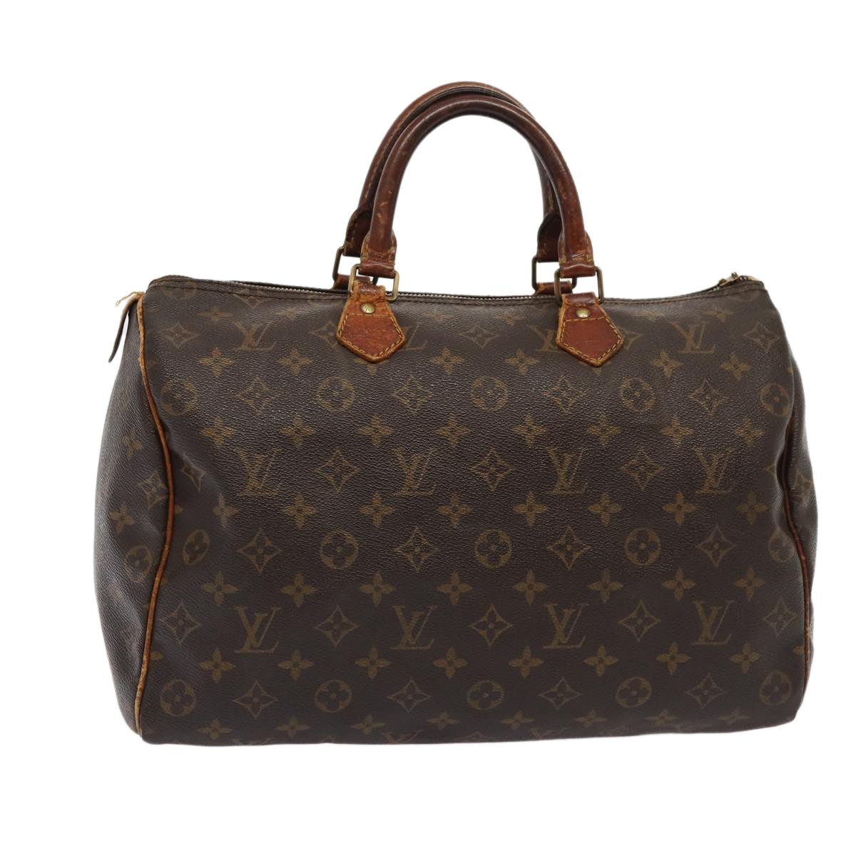 LOUIS VUITTON Monogram Speedy 35 Hand Bag M41524 LV 83655