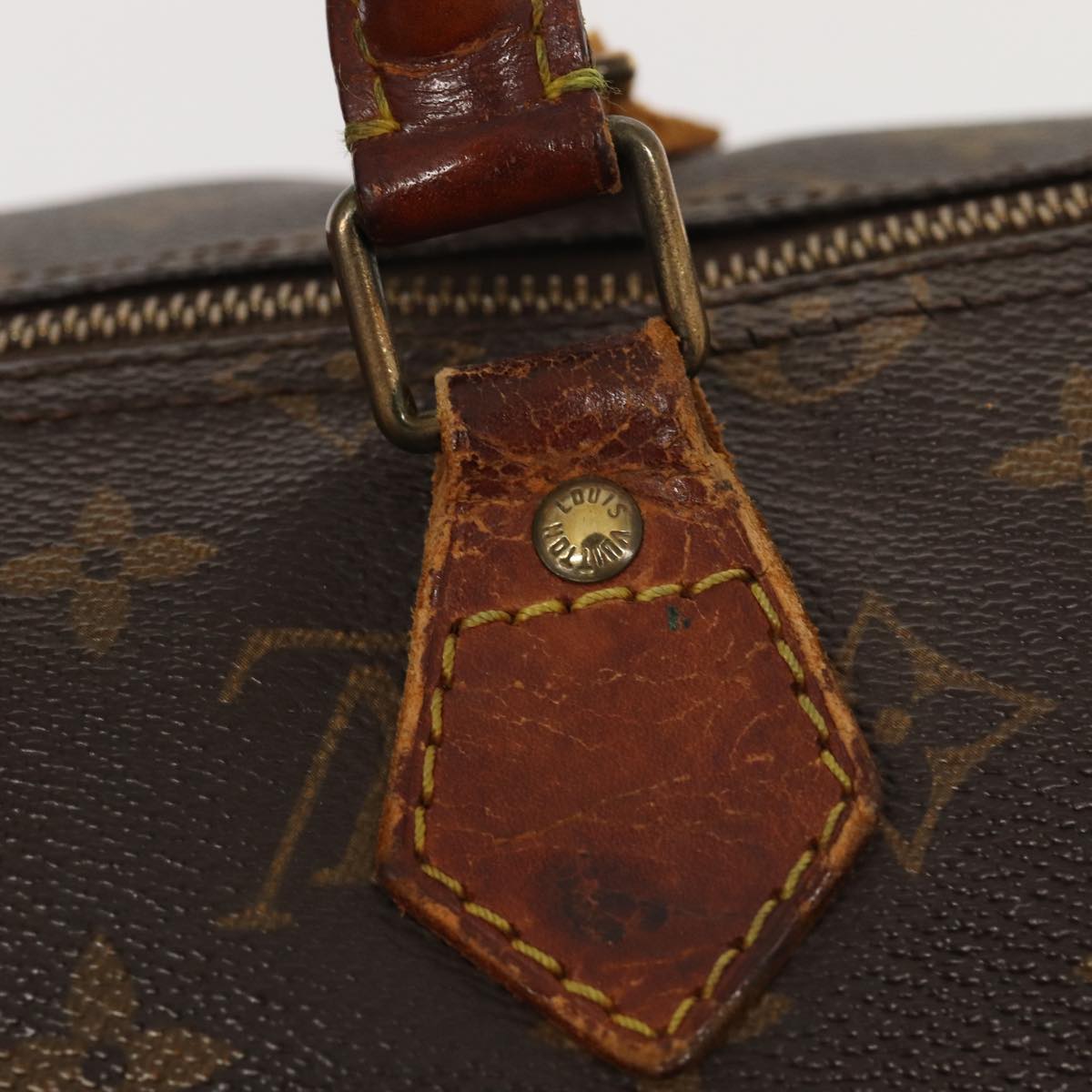 LOUIS VUITTON Monogram Speedy 35 Hand Bag M41524 LV 83655