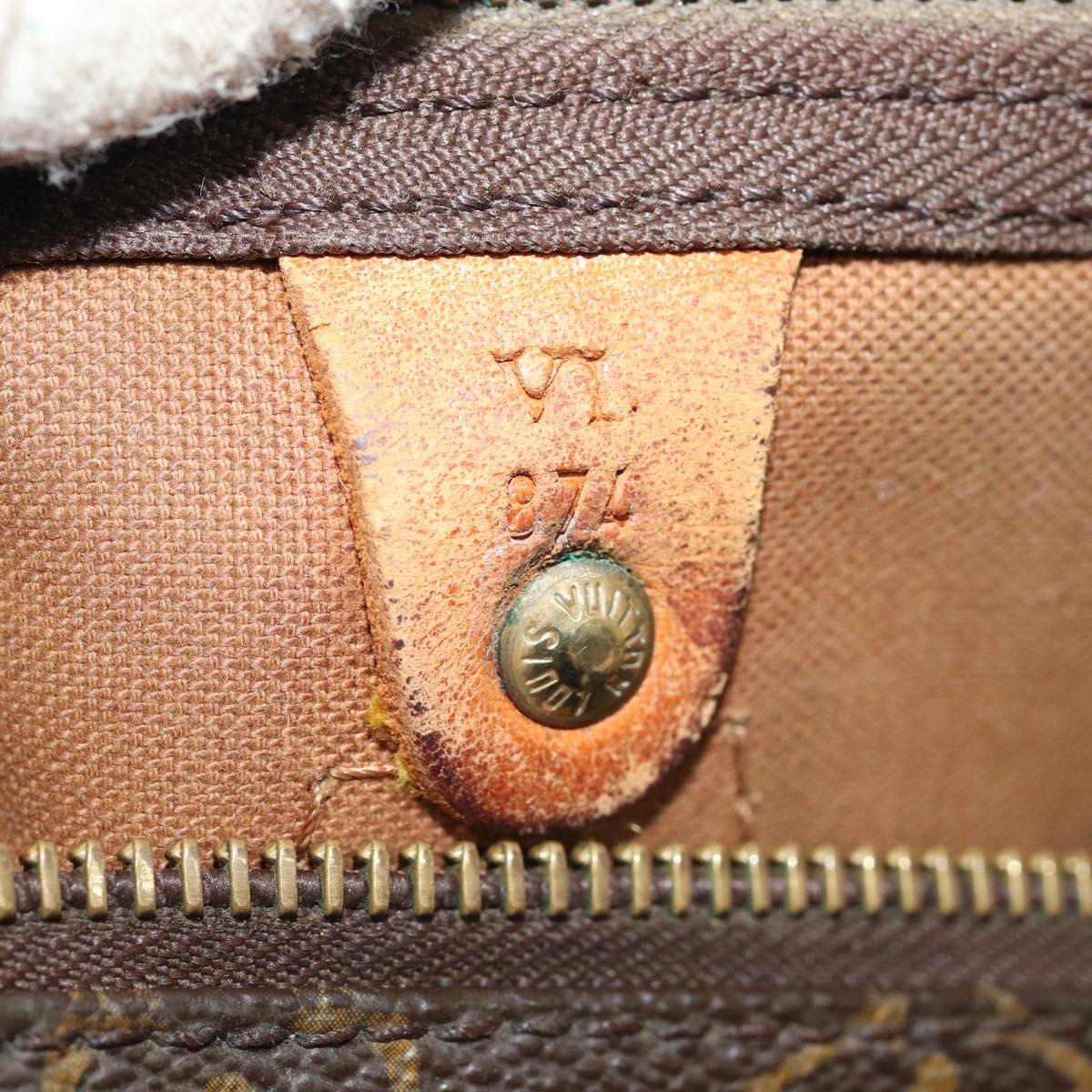 LOUIS VUITTON Monogram Speedy 35 Hand Bag M41524 LV 83655