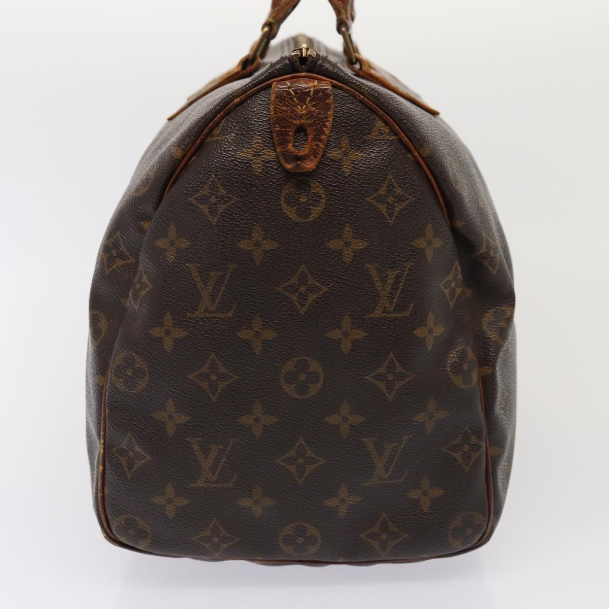 LOUIS VUITTON Monogram Speedy 35 Hand Bag M41524 LV 83655