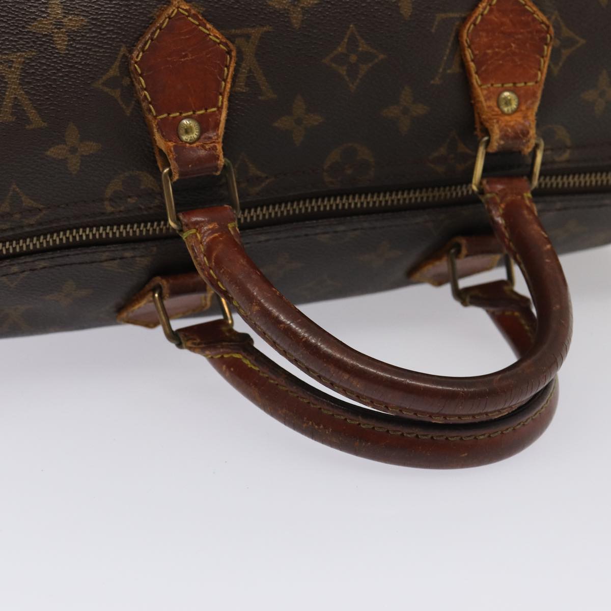 LOUIS VUITTON Monogram Speedy 35 Hand Bag M41524 LV 83655