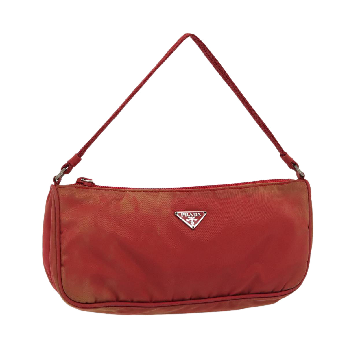 Luxury Prada Accessory Pouch Nylon Red  83667