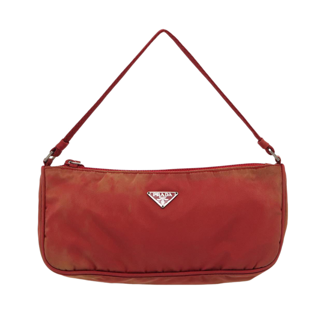 Luxury Prada Accessory Pouch Nylon Red  83667