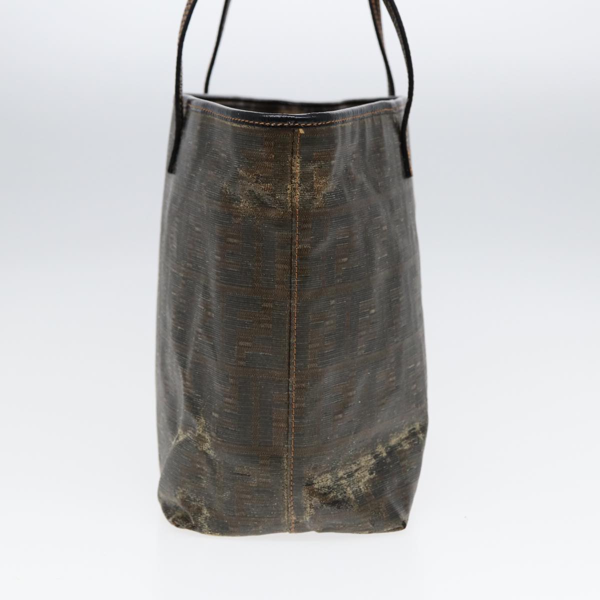Luxury Fendi Zucca Canvas Tote Bag Brown Black83688