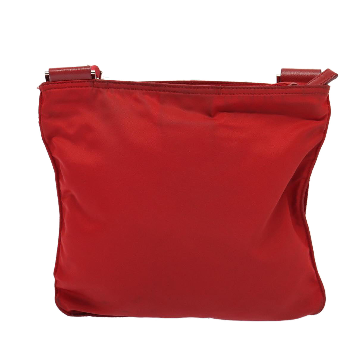 Luxury Prada Shoulder Bag Nylon Red  83691