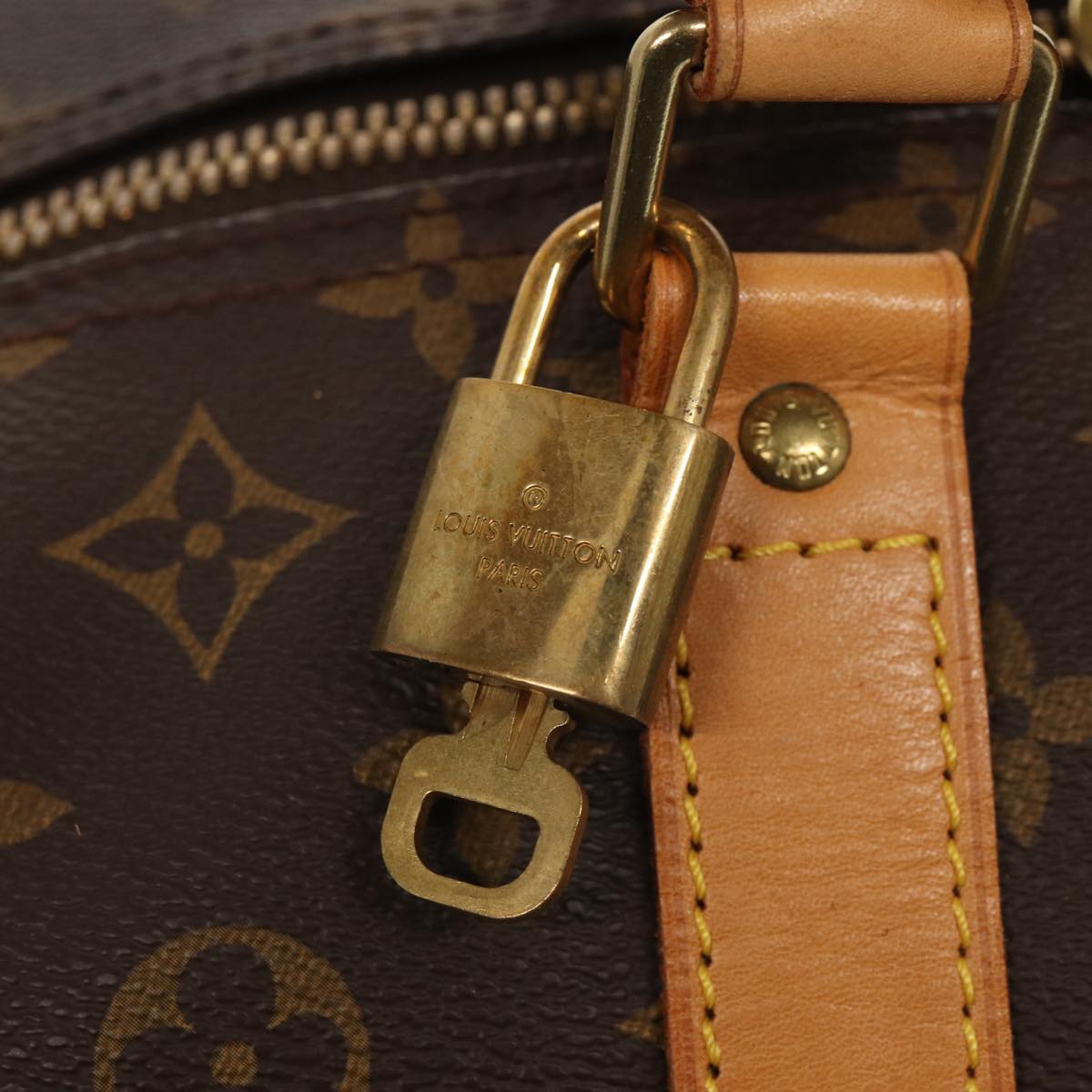 LOUIS VUITTON Monogram Keepall 60 Boston Bag M41422 LV 83728