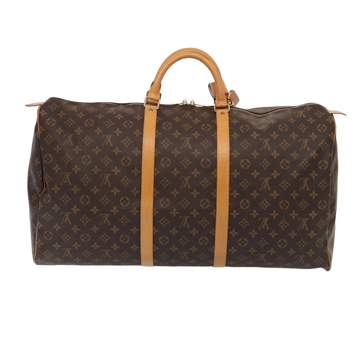 LOUIS VUITTON Monogram Keepall 60 Boston Bag M41422 LV 83728