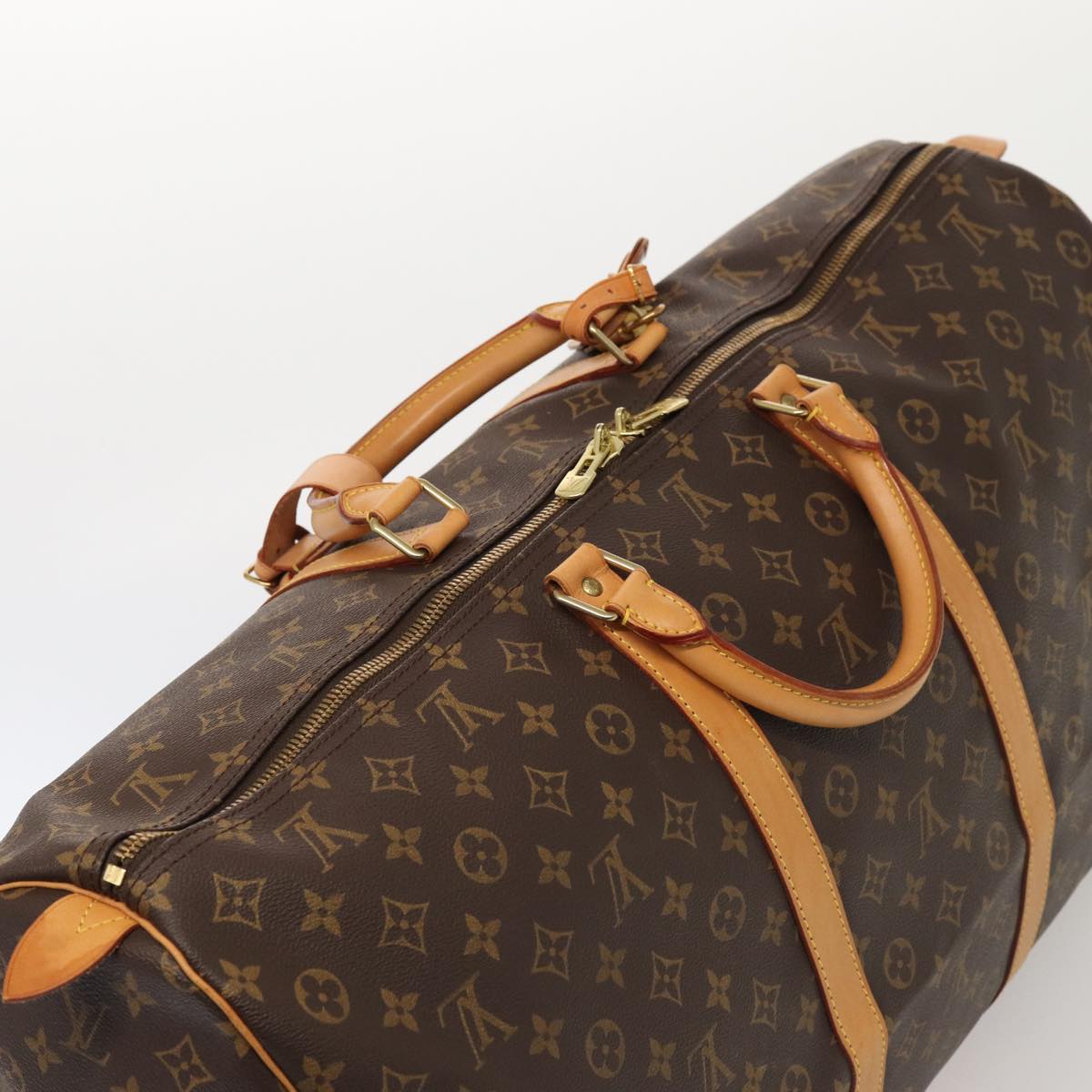 LOUIS VUITTON Monogram Keepall 60 Boston Bag M41422 LV 83728
