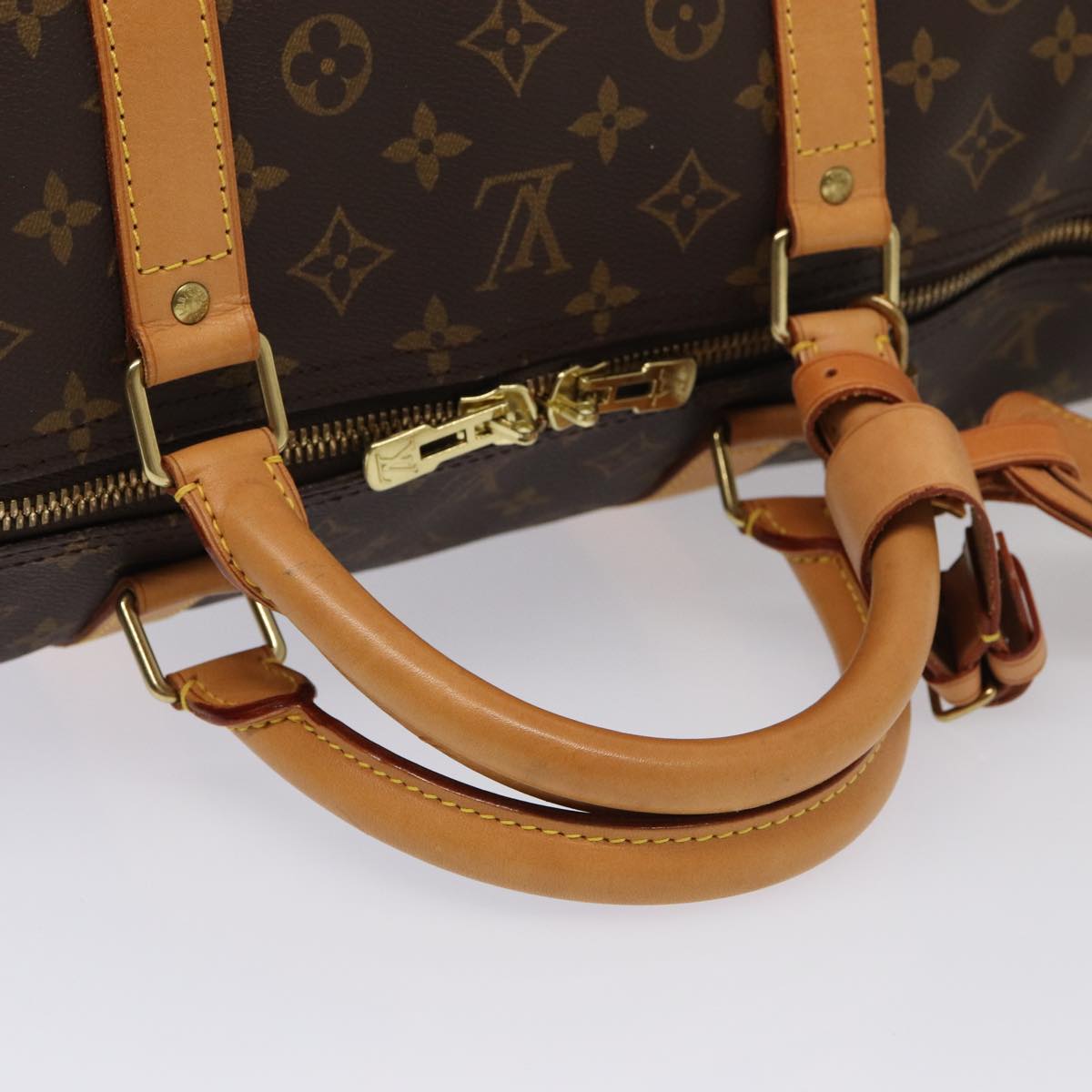 LOUIS VUITTON Monogram Keepall 60 Boston Bag M41422 LV 83728