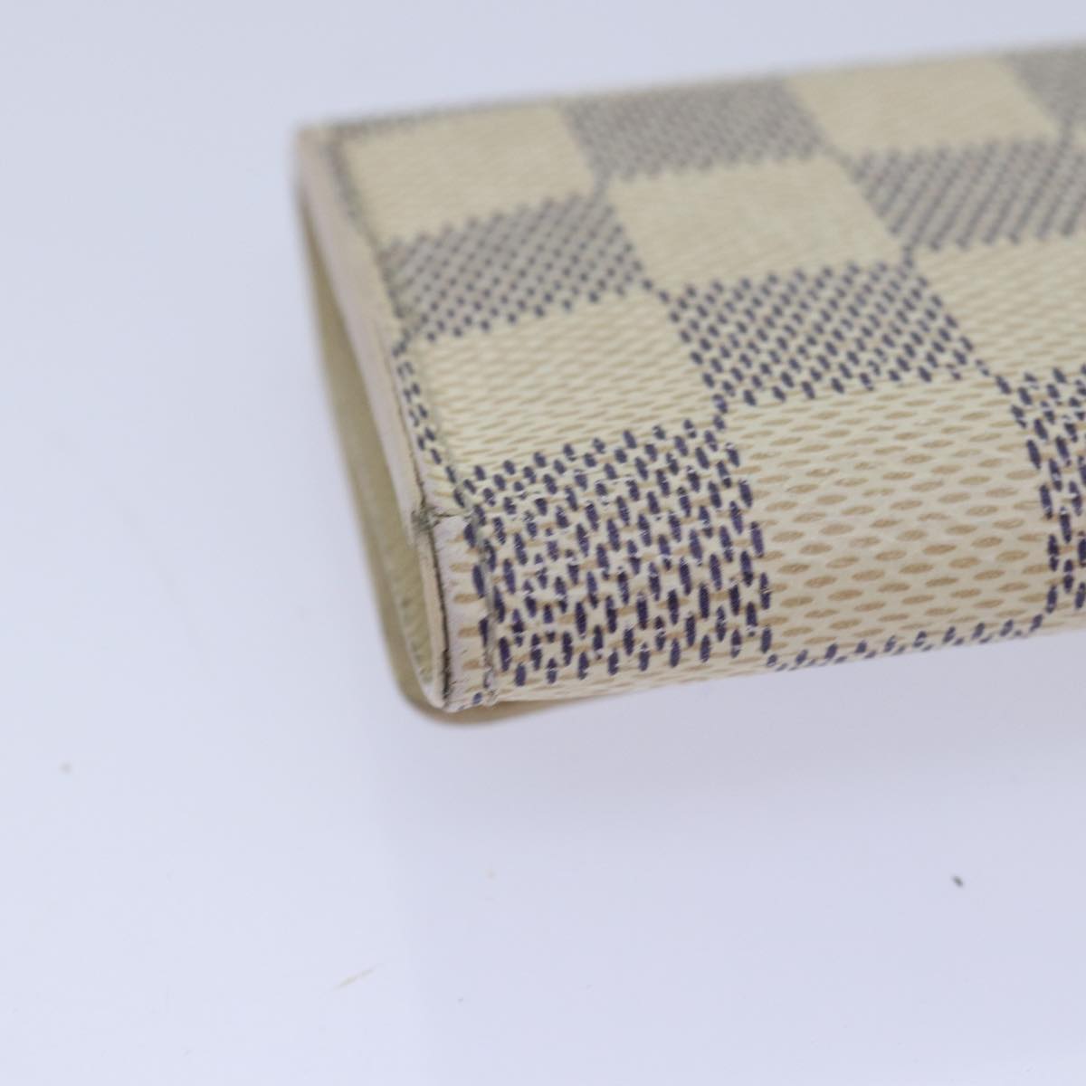 LOUIS VUITTON Damier Azur Multi Cles 6 Key Case N61745 LV 83737