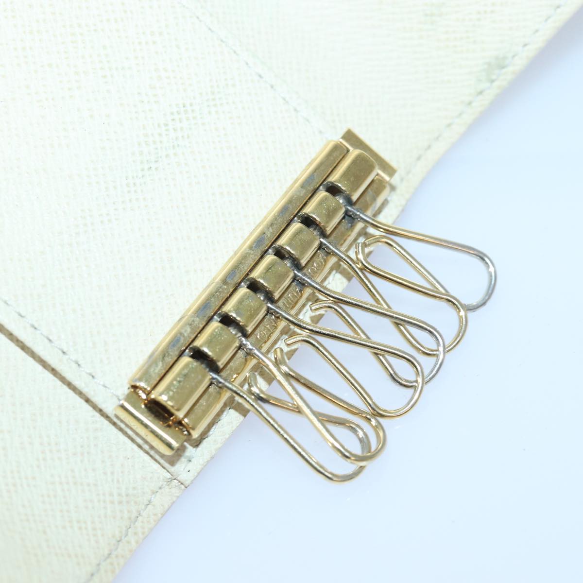LOUIS VUITTON Damier Azur Multi Cles 6 Key Case N61745 LV 83737