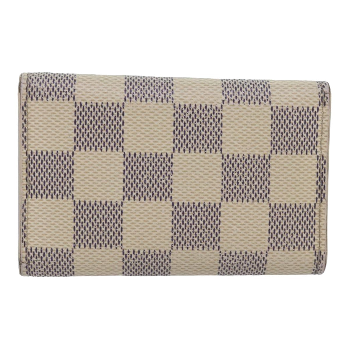 LOUIS VUITTON Damier Azur Multi Cles 6 Key Case N61745 LV 83737