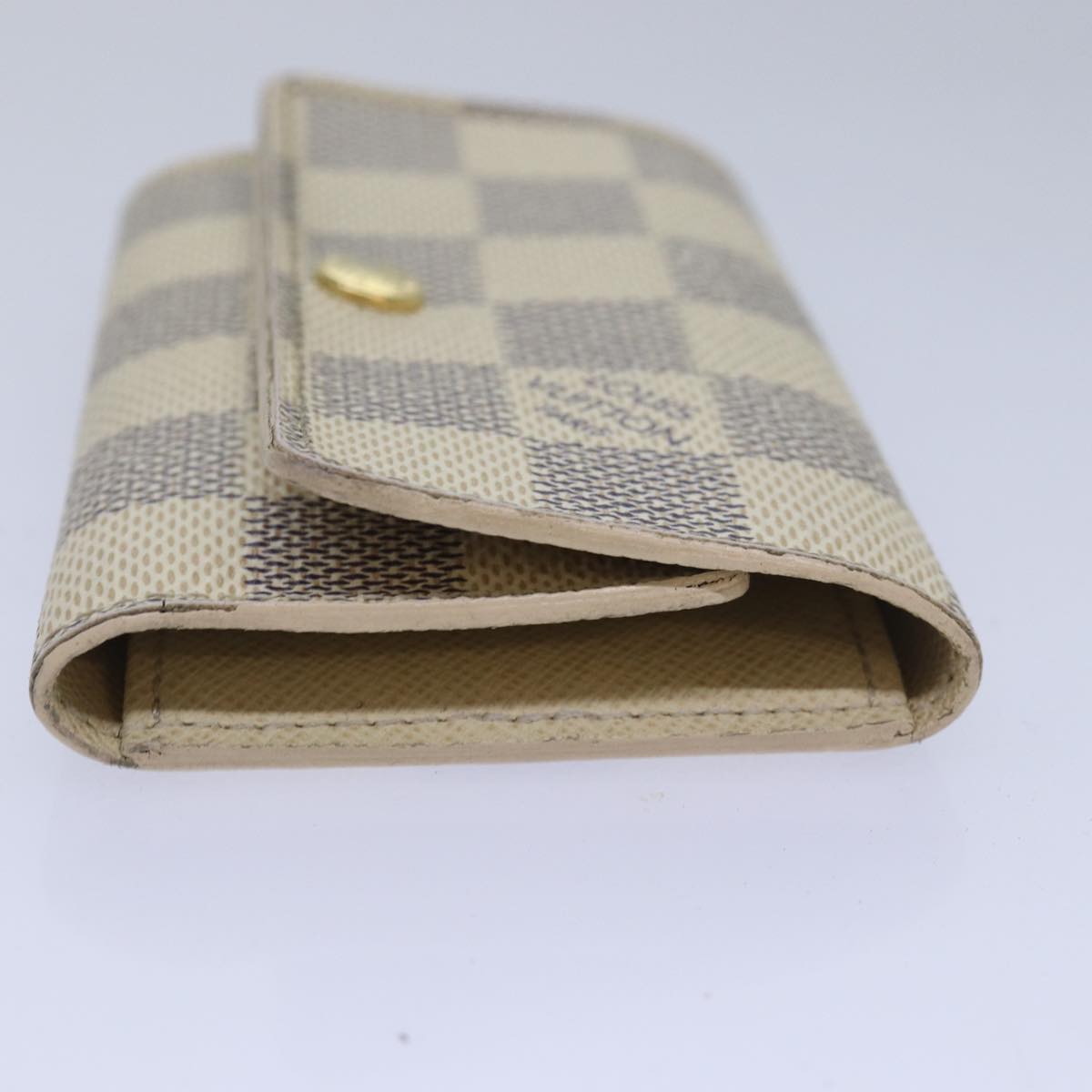 LOUIS VUITTON Damier Azur Multi Cles 6 Key Case N61745 LV 83737
