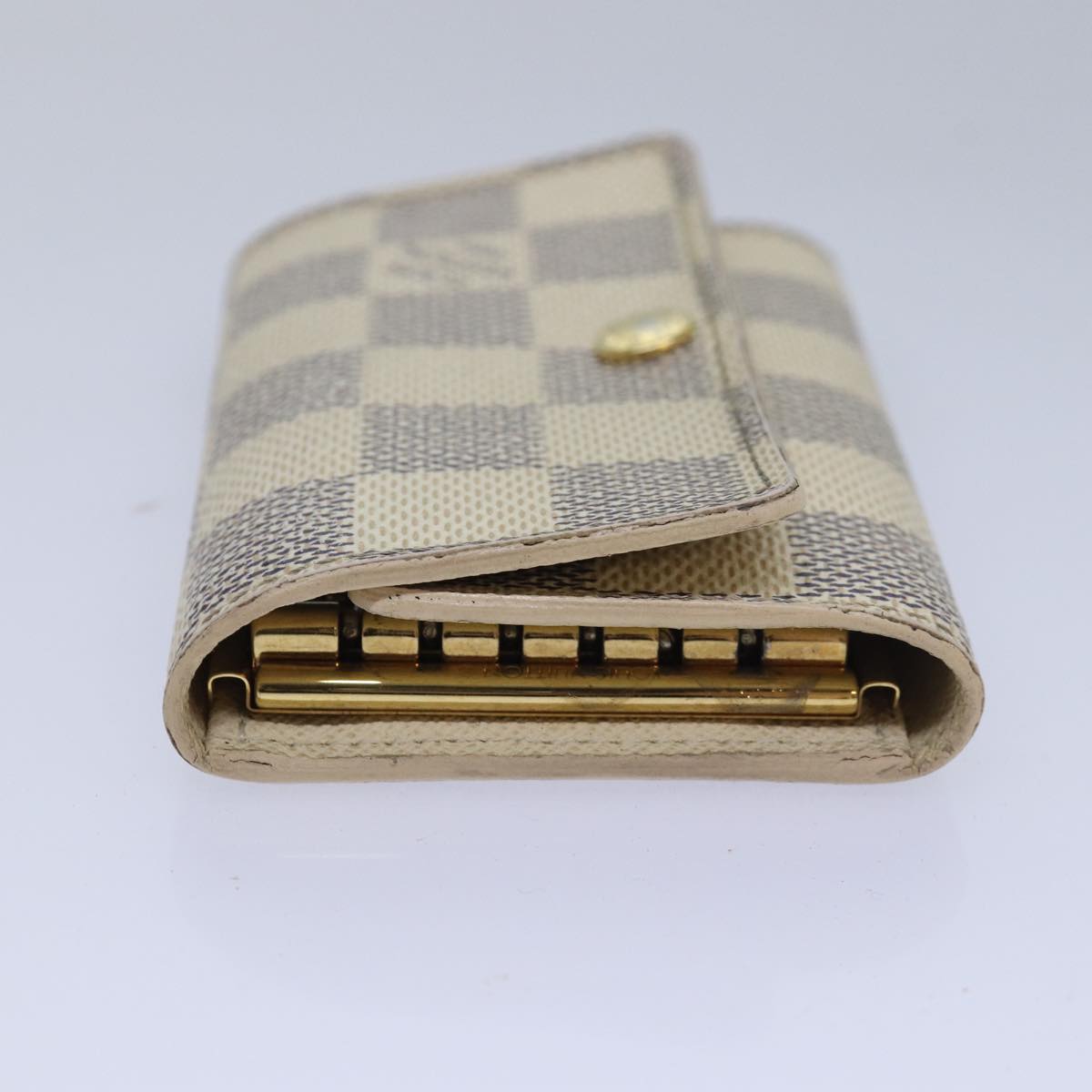 LOUIS VUITTON Damier Azur Multi Cles 6 Key Case N61745 LV 83737