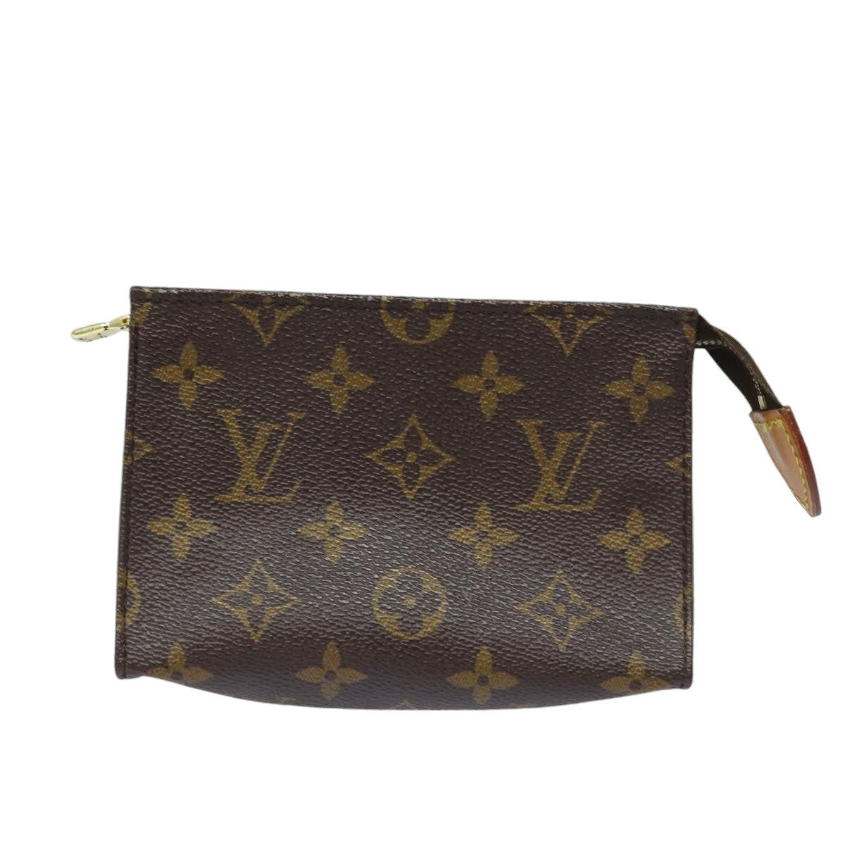 LOUIS VUITTON Monogram Poche Toilette 15 Pouch M47546 LV 83752