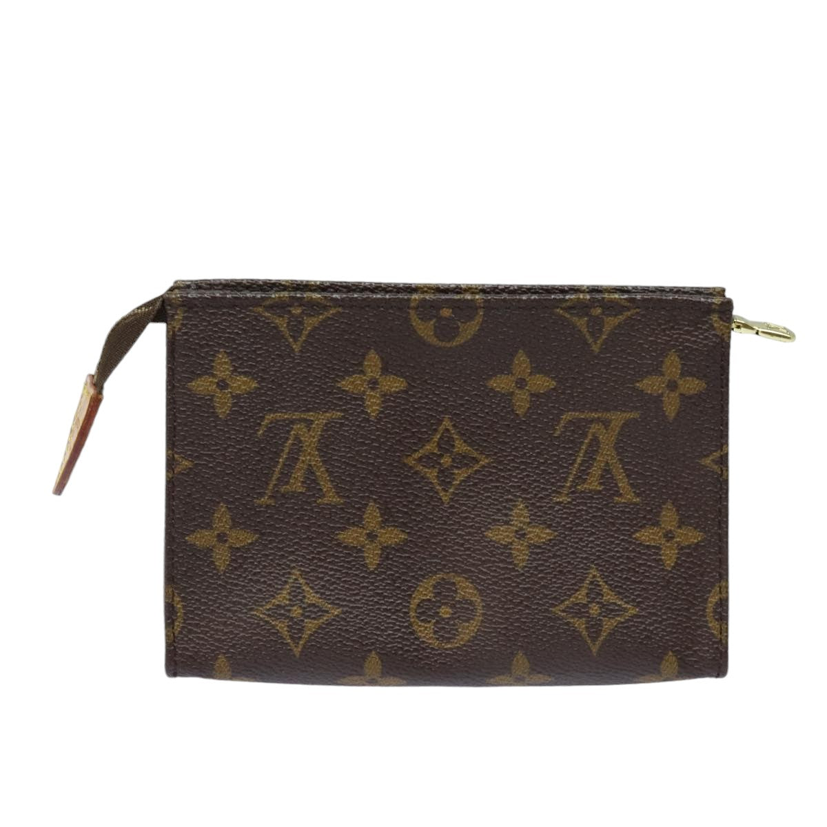 LOUIS VUITTON Monogram Poche Toilette 15 Pouch M47546 LV 83752