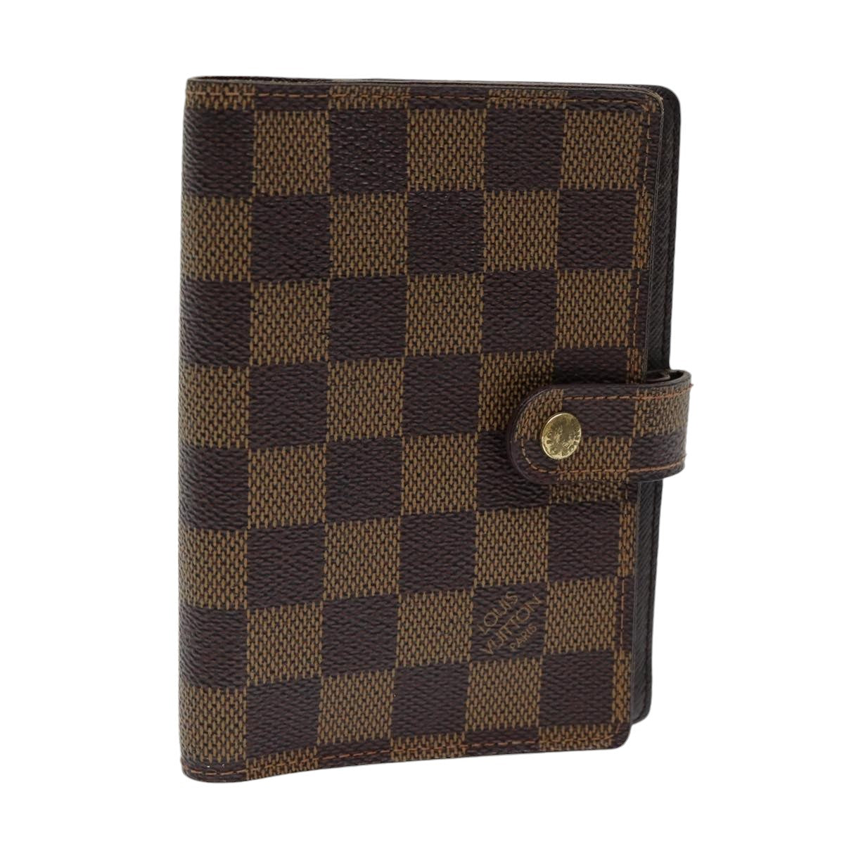 LOUIS VUITTON Damier Ebene Agenda PM Day Planner Cover R20700 LV 83759
