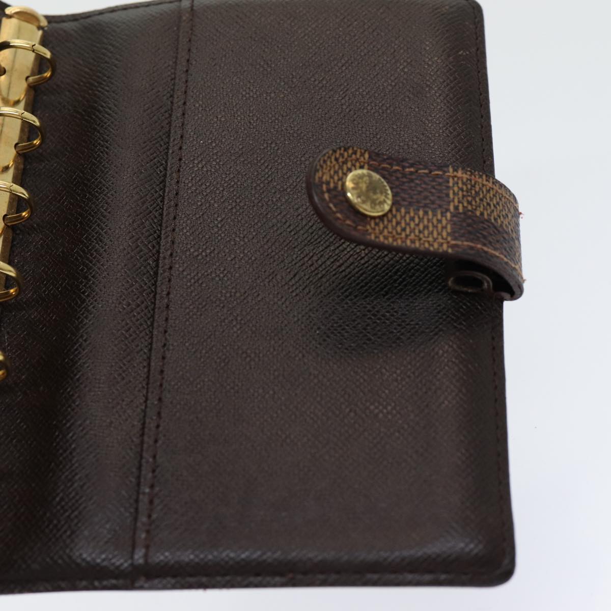 LOUIS VUITTON Damier Ebene Agenda PM Day Planner Cover R20700 LV 83759