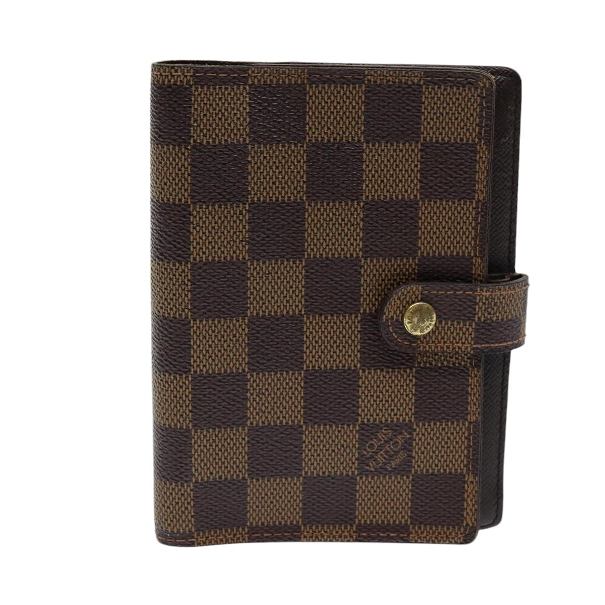 LOUIS VUITTON Damier Ebene Agenda PM Day Planner Cover R20700 LV 83759