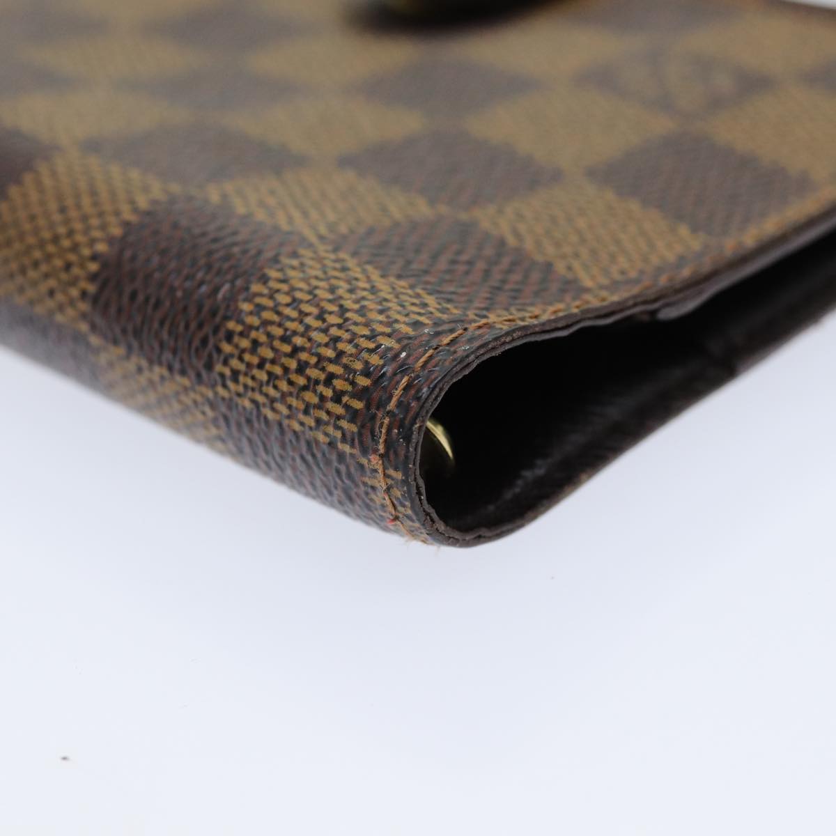 LOUIS VUITTON Damier Ebene Agenda PM Day Planner Cover R20700 LV 83759