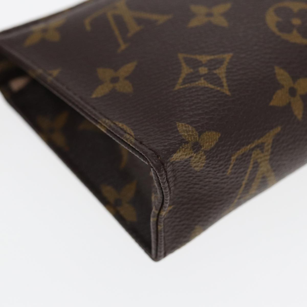 LOUIS VUITTON Monogram Poche Toilette 15 Pouch M47546 LV 83771