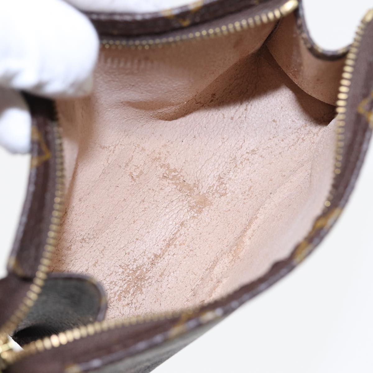 LOUIS VUITTON Monogram Poche Toilette 15 Pouch M47546 LV 83771