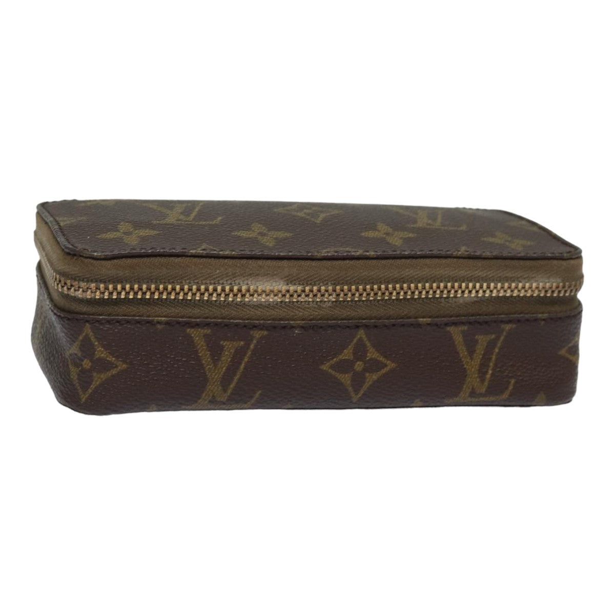 LOUIS VUITTON Monogram Poche Monte Carlo Jewelry Box M47352 LV 83772