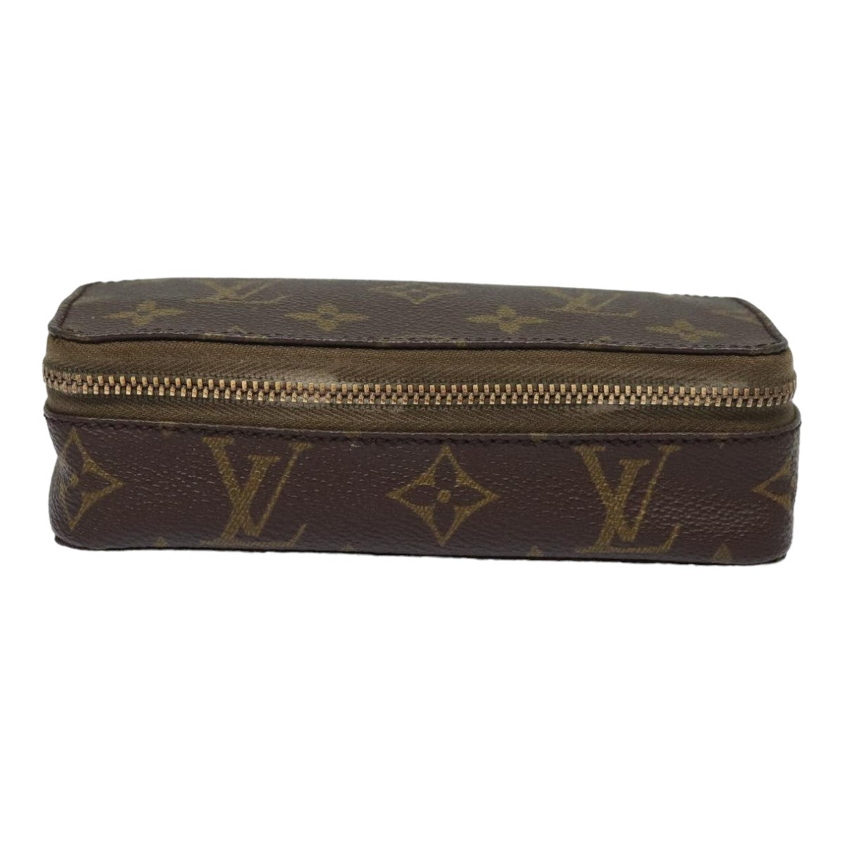 LOUIS VUITTON Monogram Poche Monte Carlo Jewelry Box M47352 LV 83772