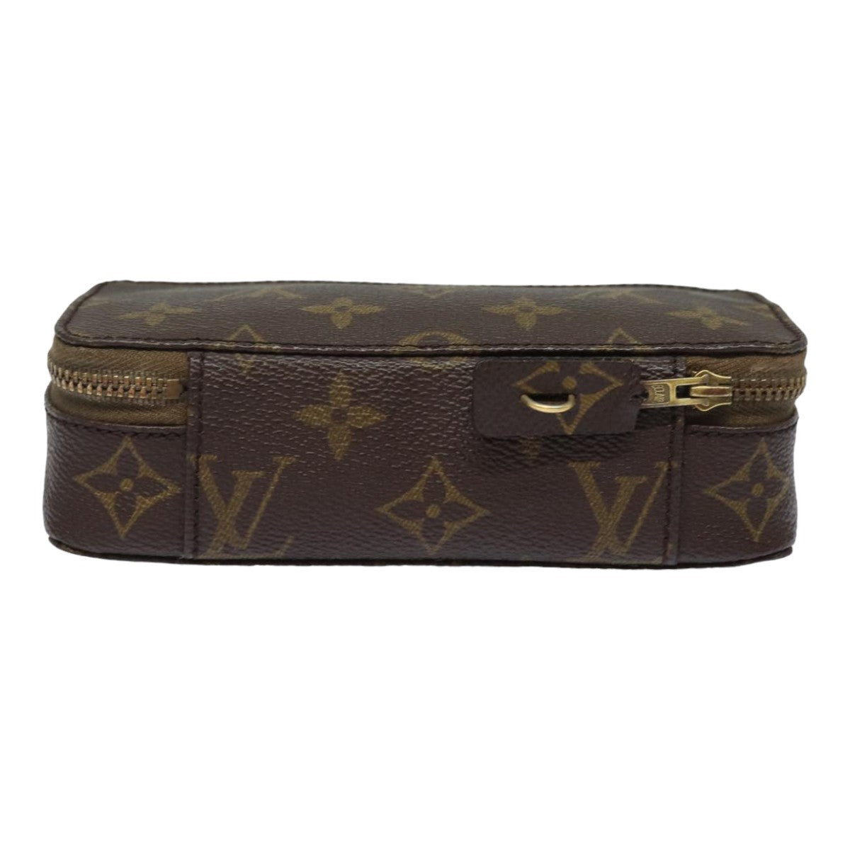 LOUIS VUITTON Monogram Poche Monte Carlo Jewelry Box M47352 LV 83772
