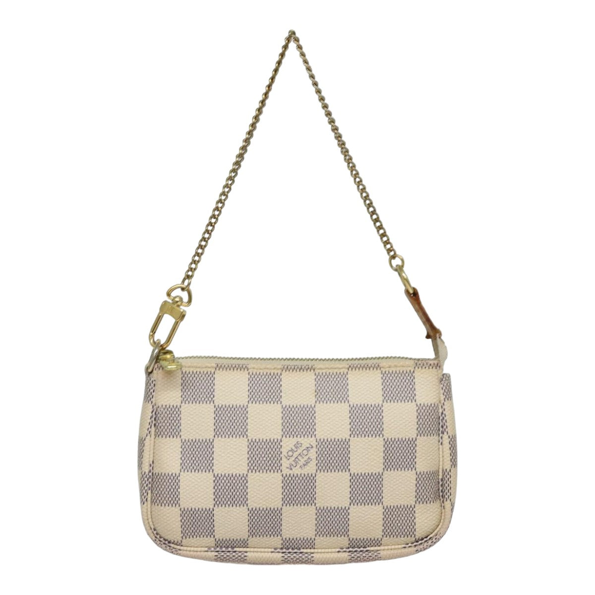LOUIS VUITTON Damier Azur Mini Pochette Accessoires Pouch N63005 LV 83774