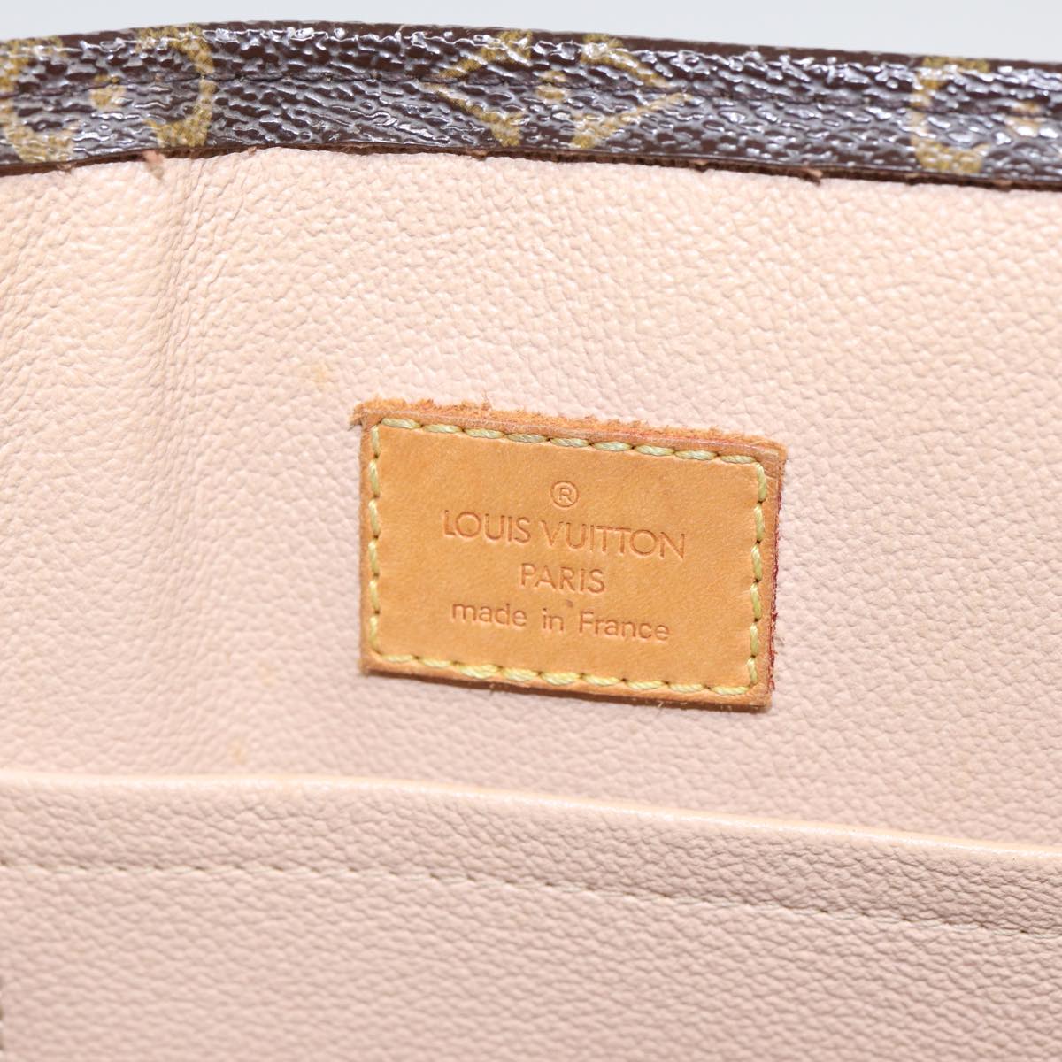 LOUIS VUITTON Monogram Sac Plat Hand Bag M51140 LV 83776