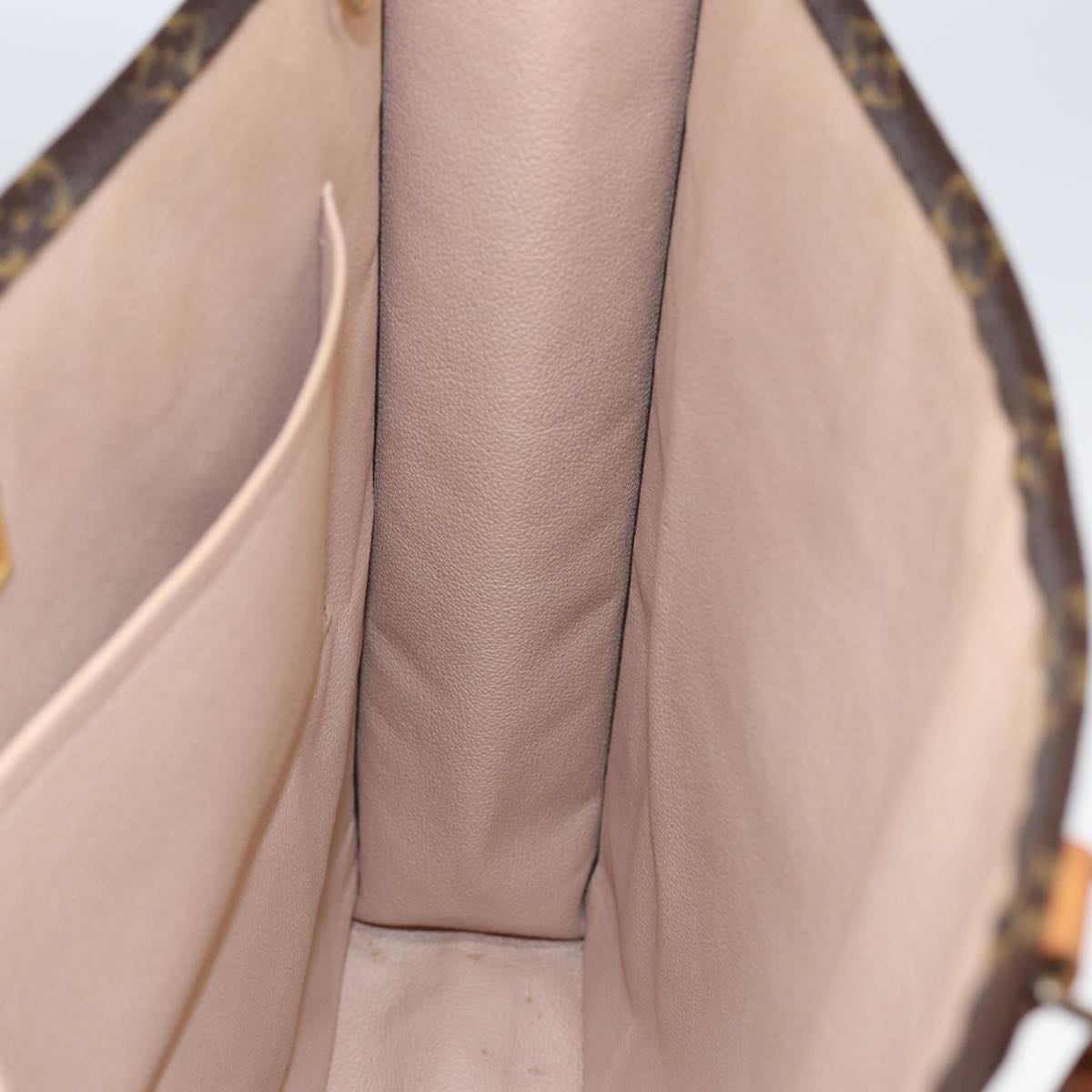 LOUIS VUITTON Monogram Sac Plat Hand Bag M51140 LV 83776