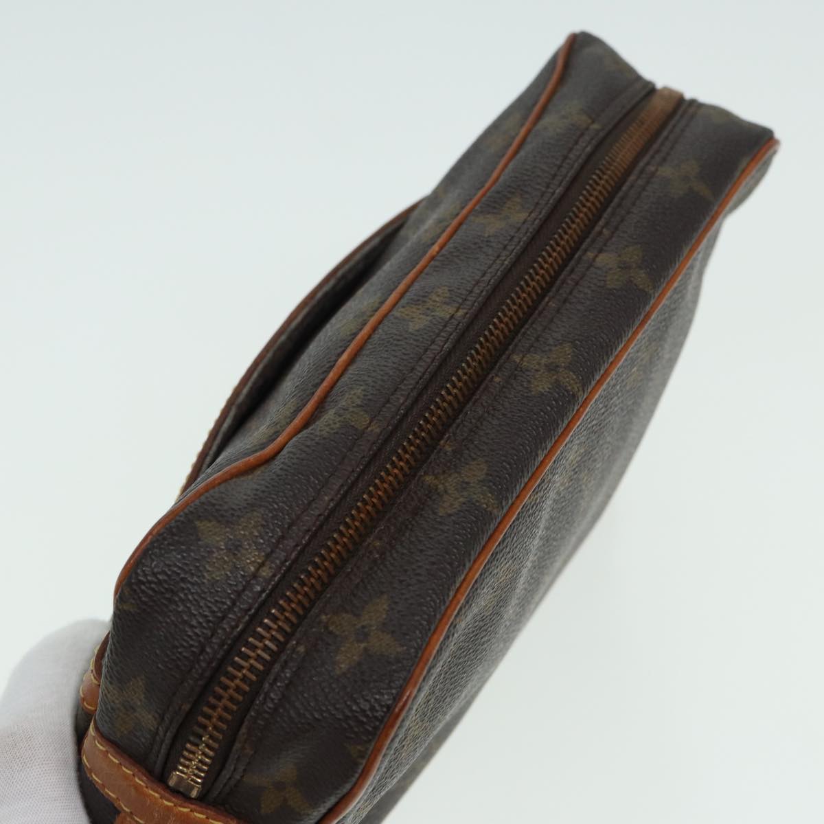 LOUIS VUITTON Monogram Compiegne 23 Clutch Bag M51847 LV 83782
