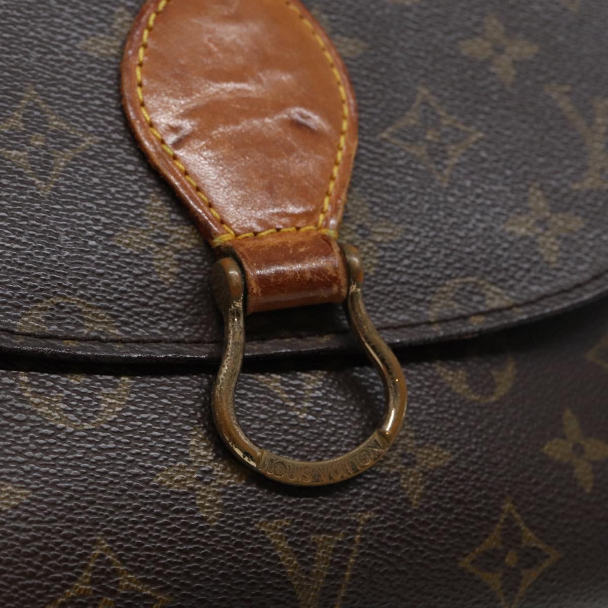 LOUIS VUITTON Monogram Saint Cloud GM Shoulder Bag M51242 LV 83785