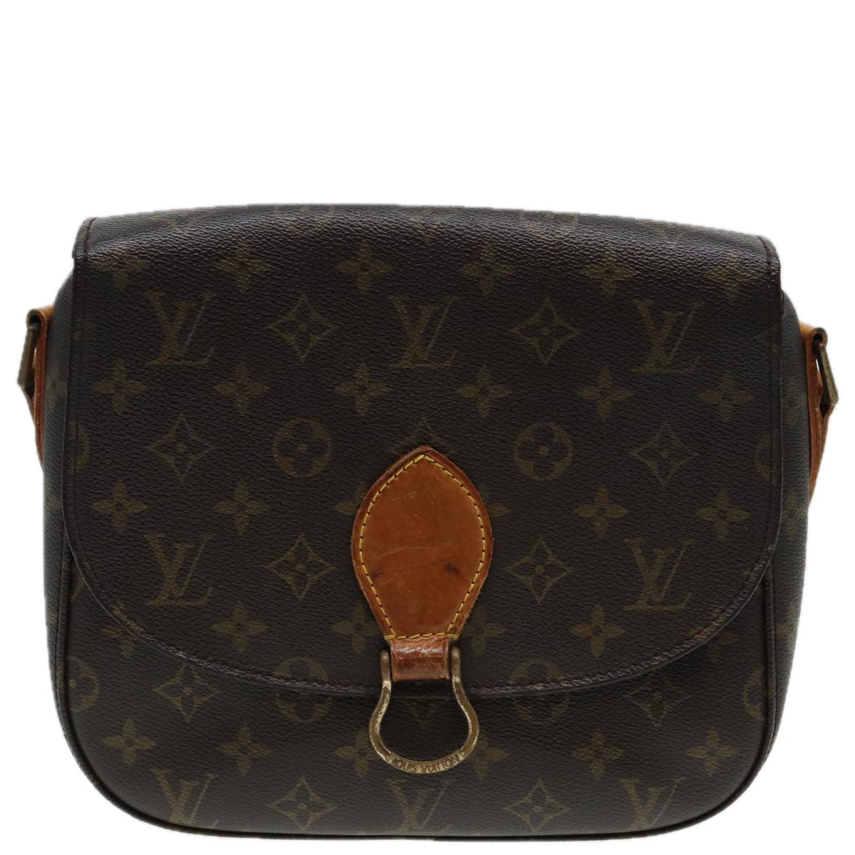 LOUIS VUITTON Monogram Saint Cloud GM Shoulder Bag M51242 LV 83785