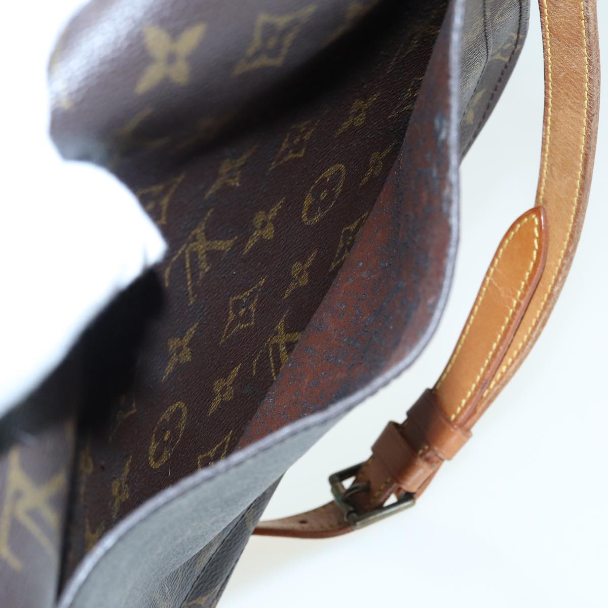 LOUIS VUITTON Monogram Saint Cloud GM Shoulder Bag M51242 LV 83785