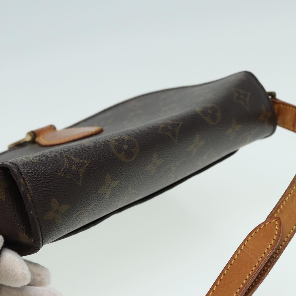 LOUIS VUITTON Monogram Saint Cloud GM Shoulder Bag M51242 LV 83785