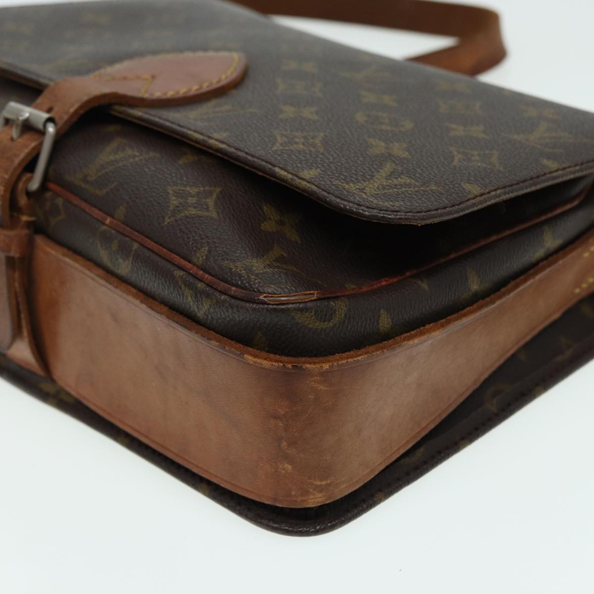 LOUIS VUITTON Monogram Cartouchiere GM Shoulder Bag M51252 LV 83786