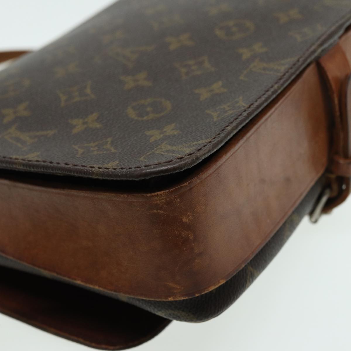 LOUIS VUITTON Monogram Cartouchiere GM Shoulder Bag M51252 LV 83786