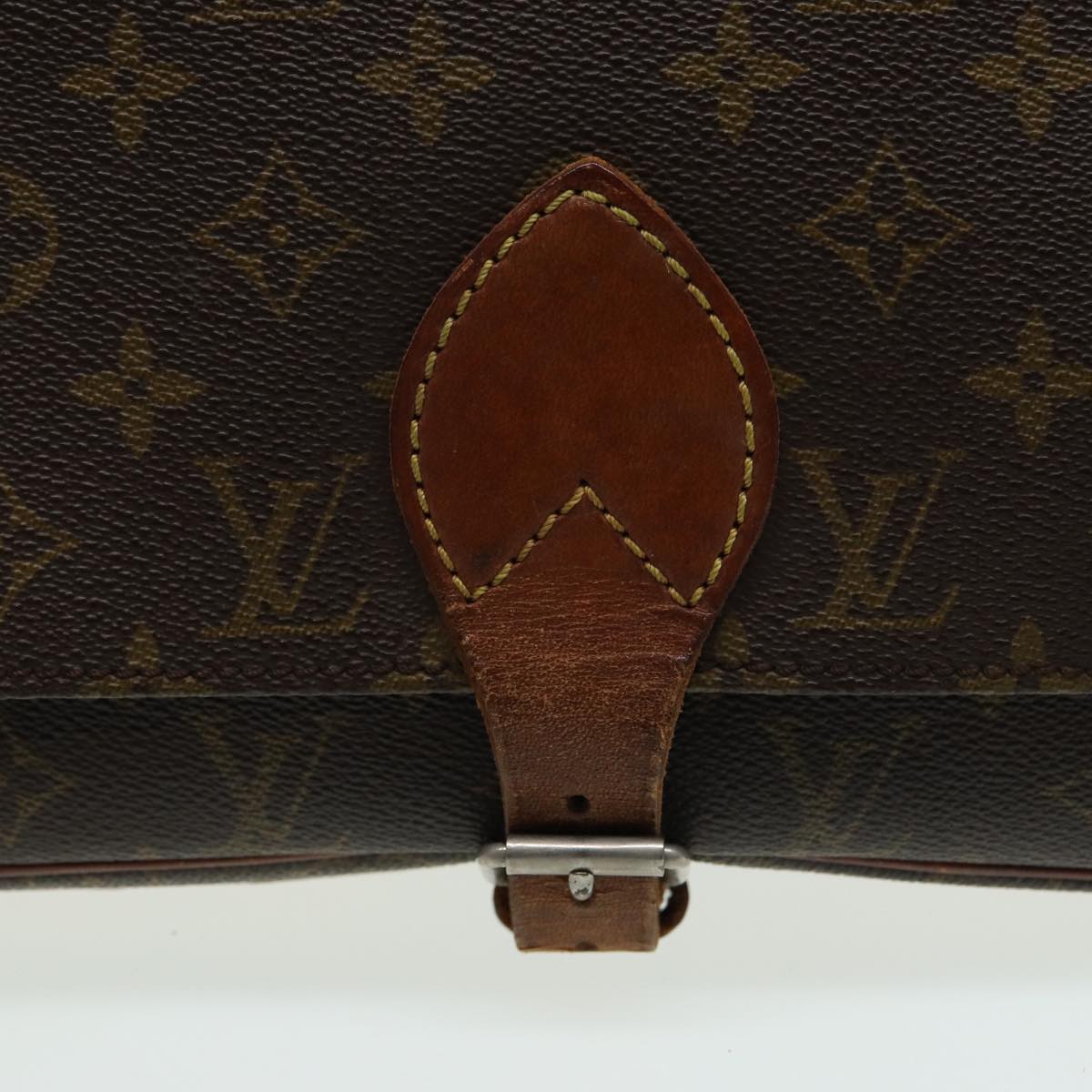 LOUIS VUITTON Monogram Cartouchiere GM Shoulder Bag M51252 LV 83786
