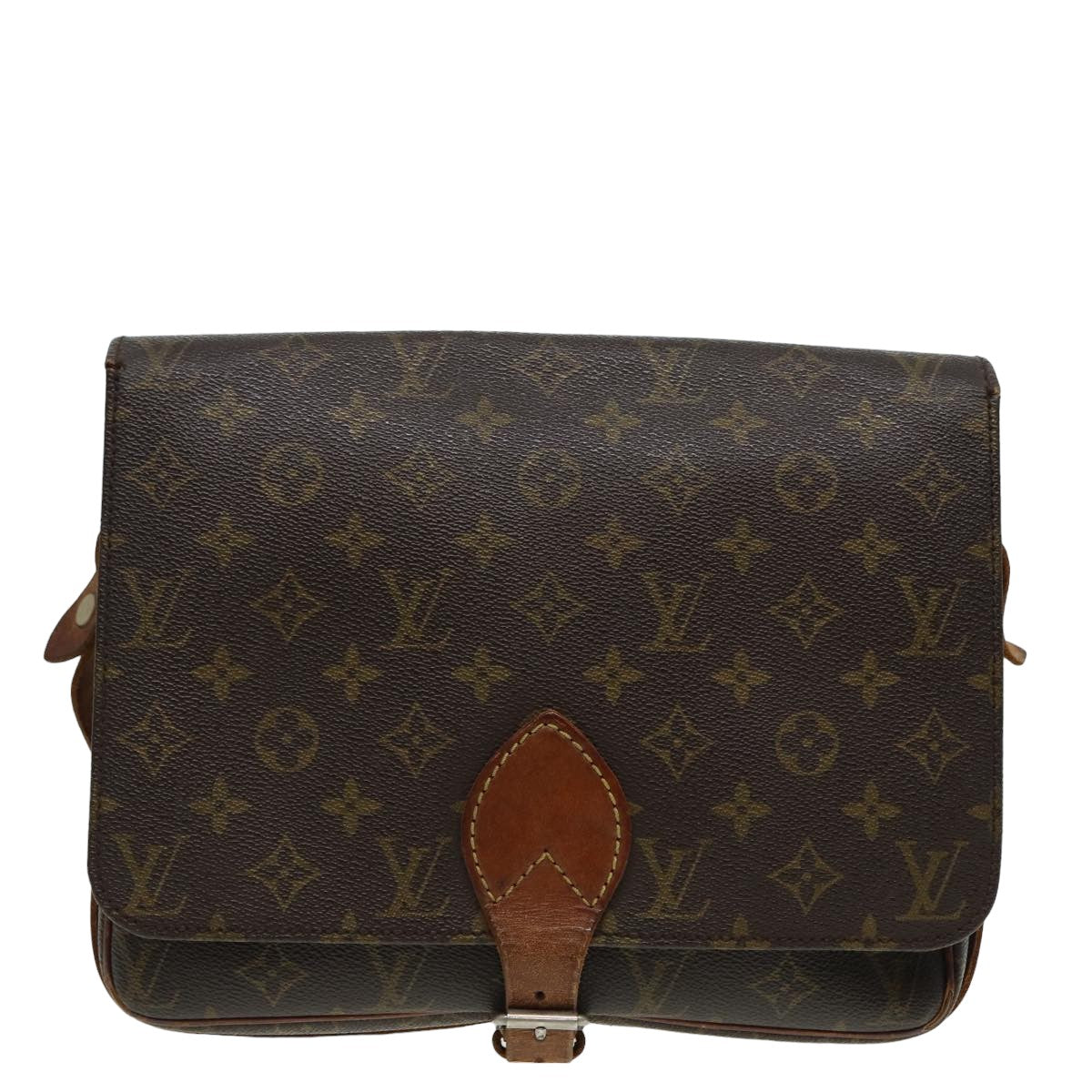 LOUIS VUITTON Monogram Cartouchiere GM Shoulder Bag M51252 LV 83786