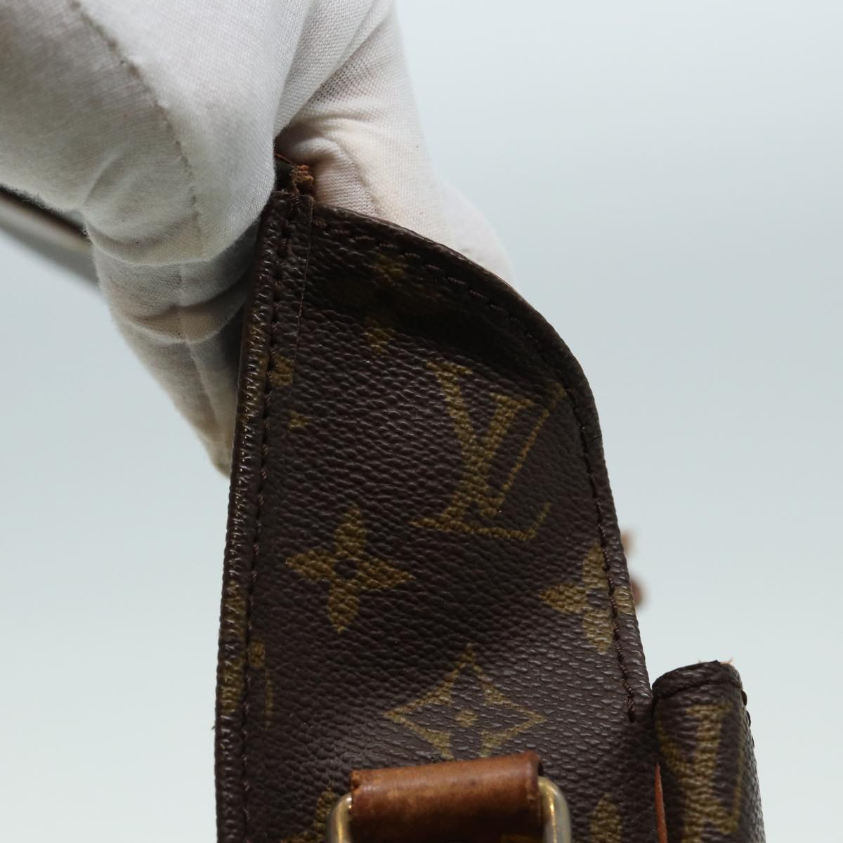 LOUIS VUITTON Monogram Cartouchiere GM Shoulder Bag M51252 LV 83786