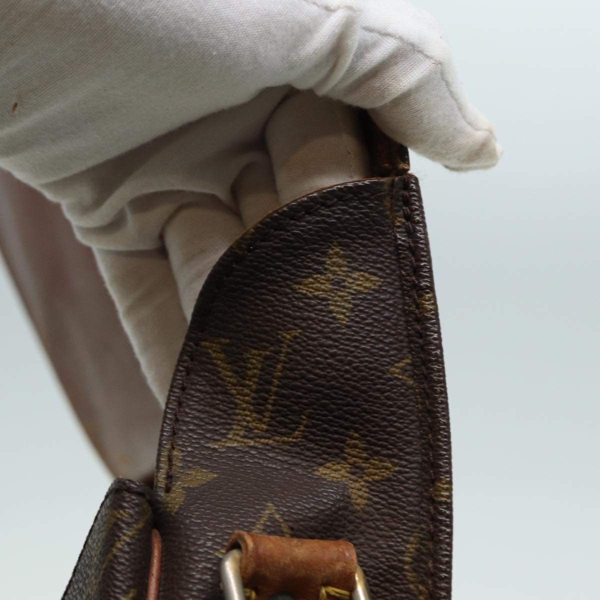 LOUIS VUITTON Monogram Cartouchiere GM Shoulder Bag M51252 LV 83786