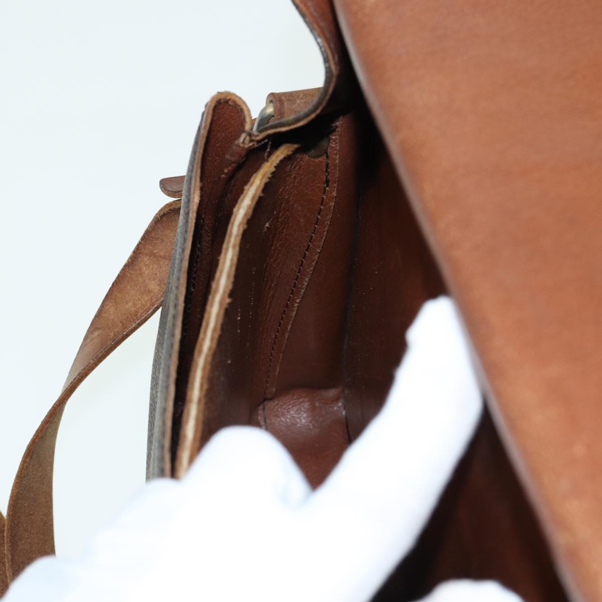 LOUIS VUITTON Monogram Cartouchiere GM Shoulder Bag M51252 LV 83786