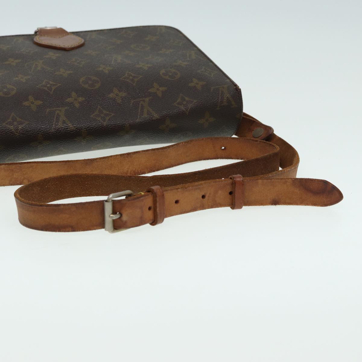 LOUIS VUITTON Monogram Cartouchiere GM Shoulder Bag M51252 LV 83786