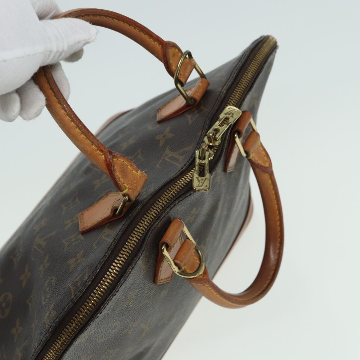 LOUIS VUITTON Monogram Alma Hand Bag M51130 LV 83788
