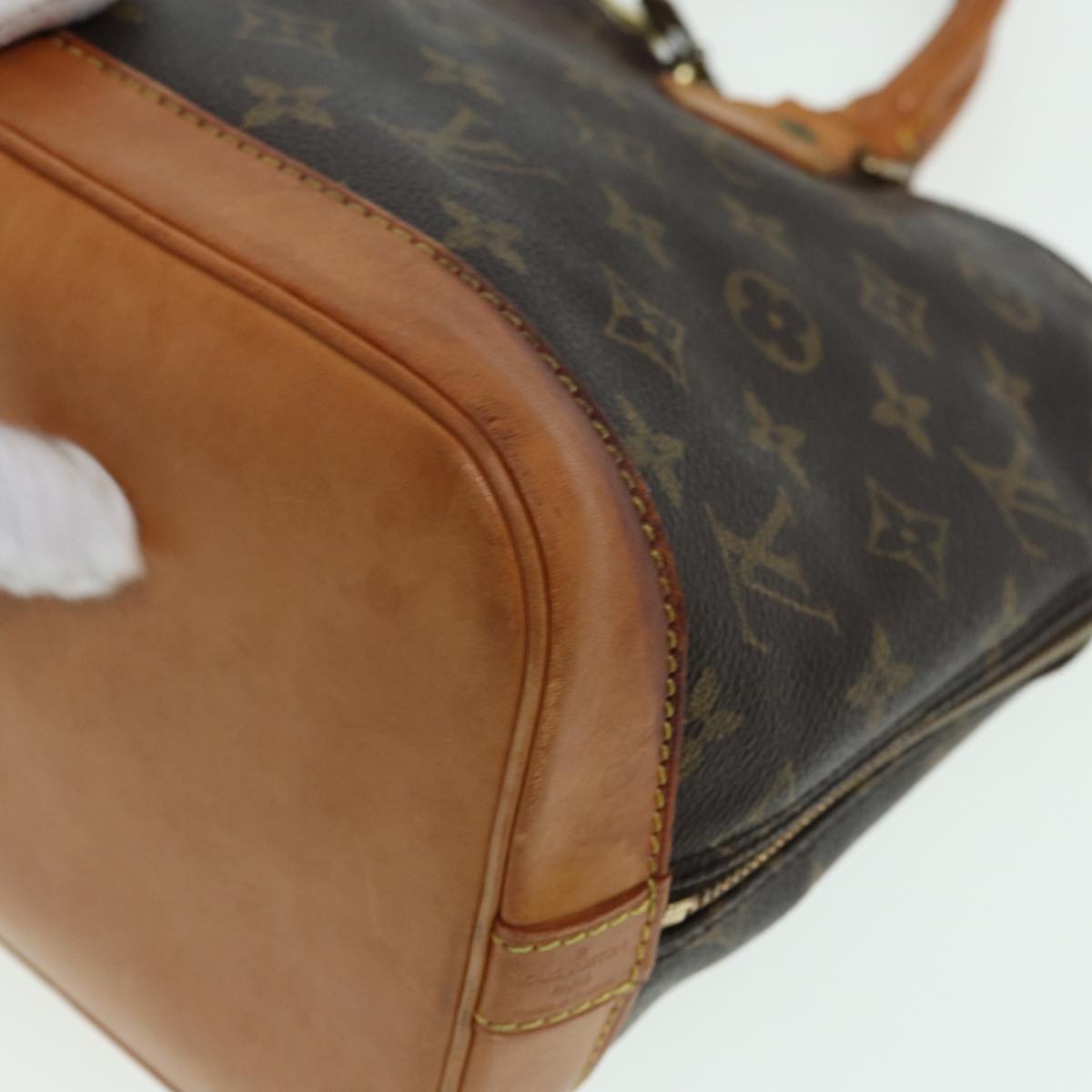 LOUIS VUITTON Monogram Alma Hand Bag M51130 LV 83789